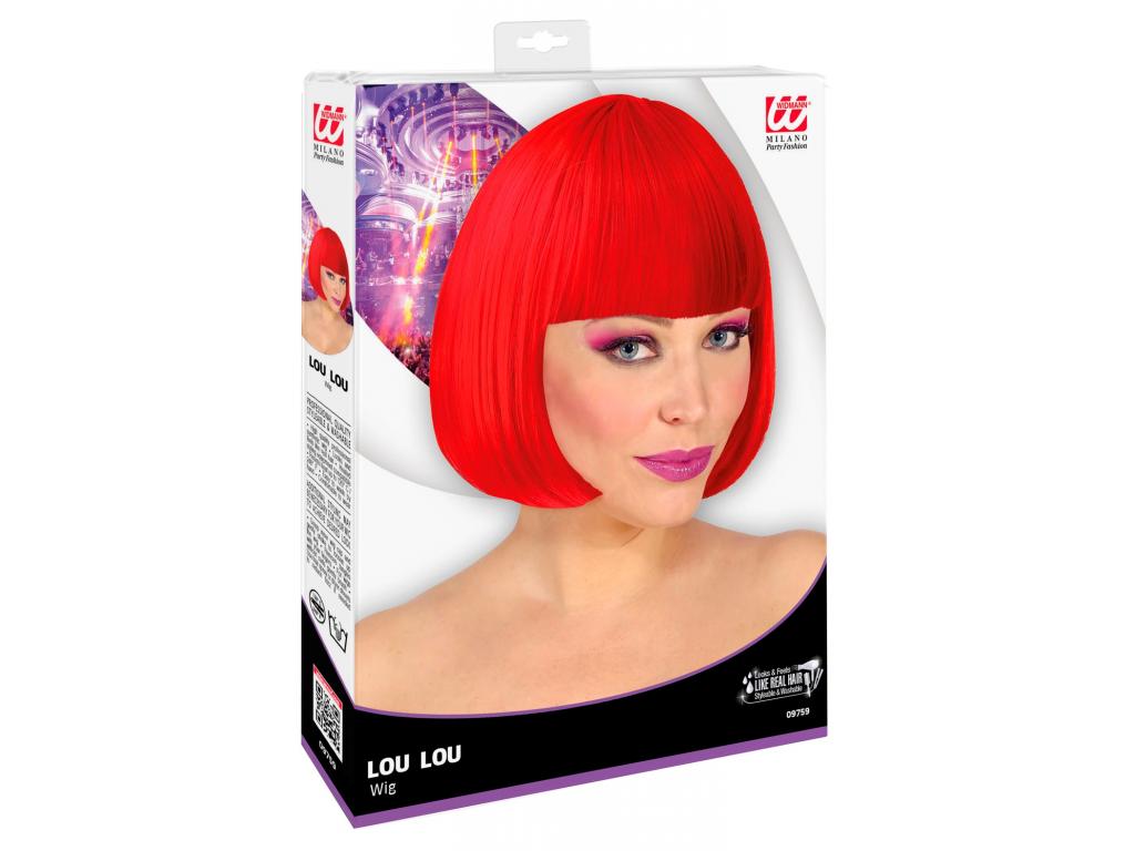 Vörös Lou Lou paróka