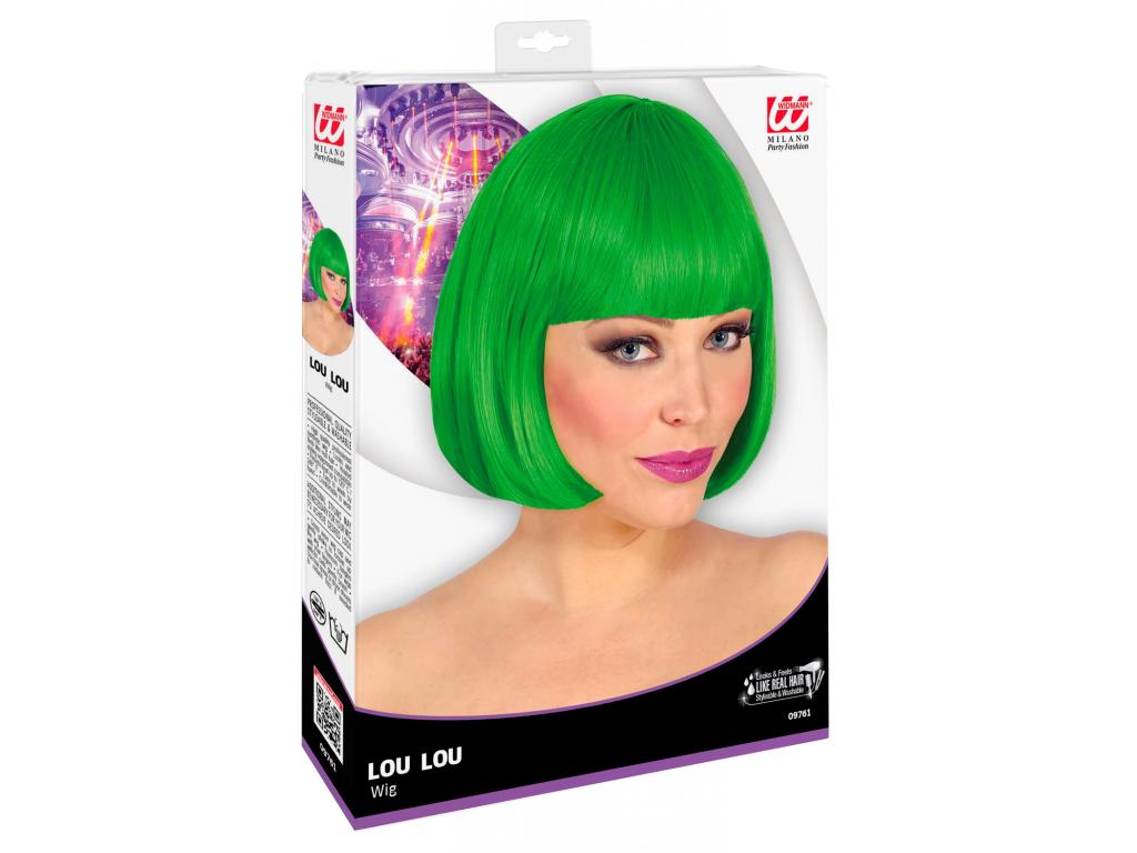 Zöld Lou Lou paróka