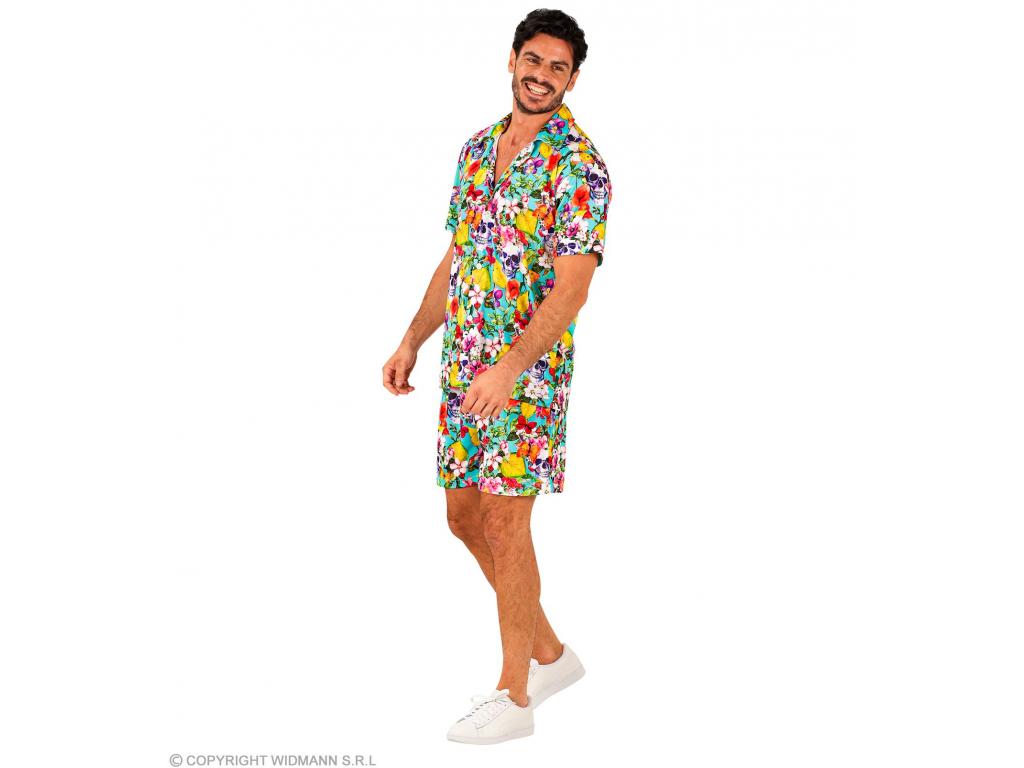 Nyári színes mintás party ruha férfi jelmez