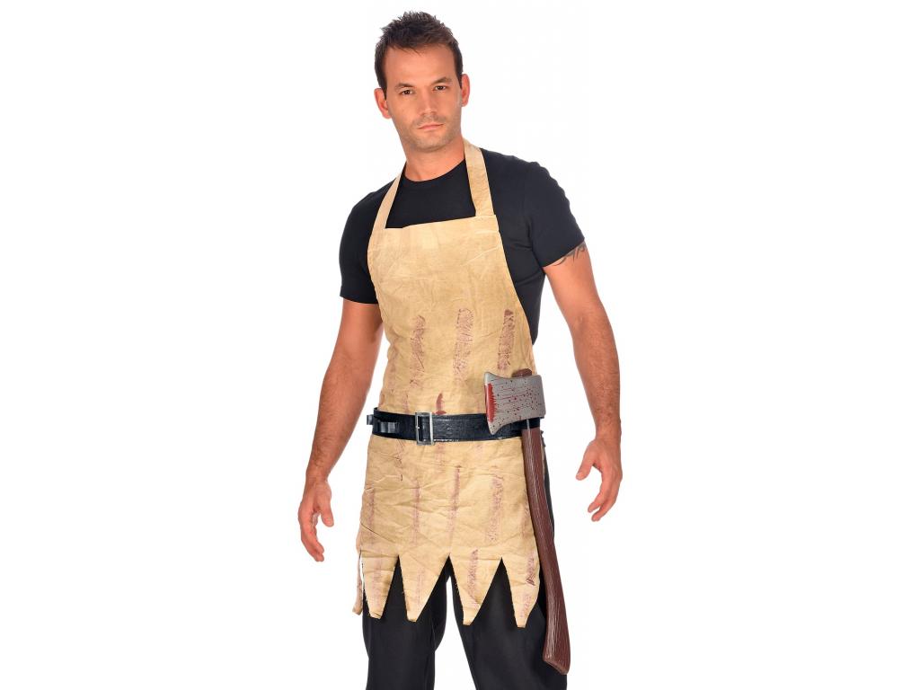 Bőrhatású öv 4 rekesszel - fekete