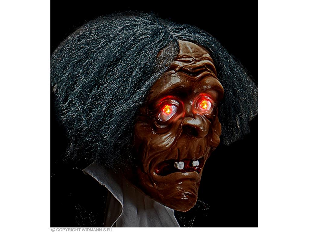 Komornyik tállal,piros villogó szemekkel 120 cm-es dekoácó