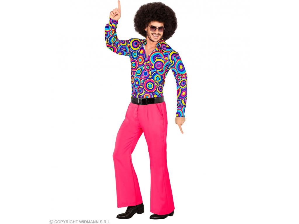 70 es évek férfi nadrág pink színű férfi jelmez