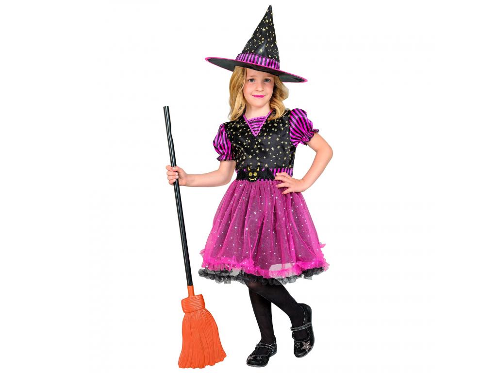 Boszorkány lila fekete lány jelmez