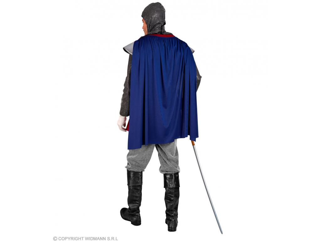 Lovag kék piros szürke színben férfi jelmez