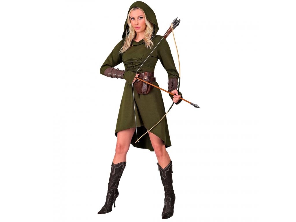 Középkori / gótikus zöld fűzős ruha női jelmez