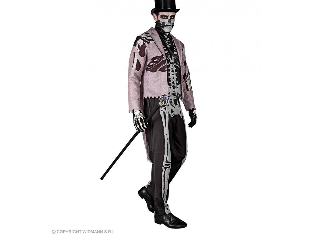 Csontváz frakk férfi jelmez