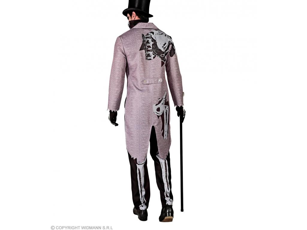 Csontváz frakk férfi jelmez