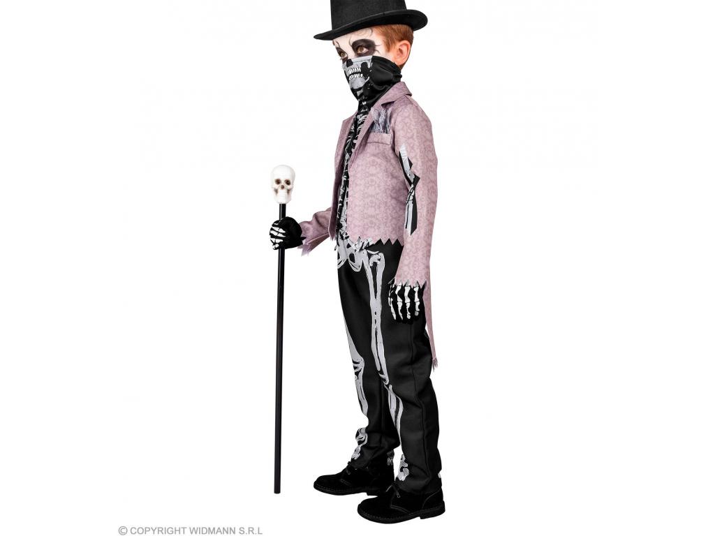 Csontváz frakk fiú jelmez