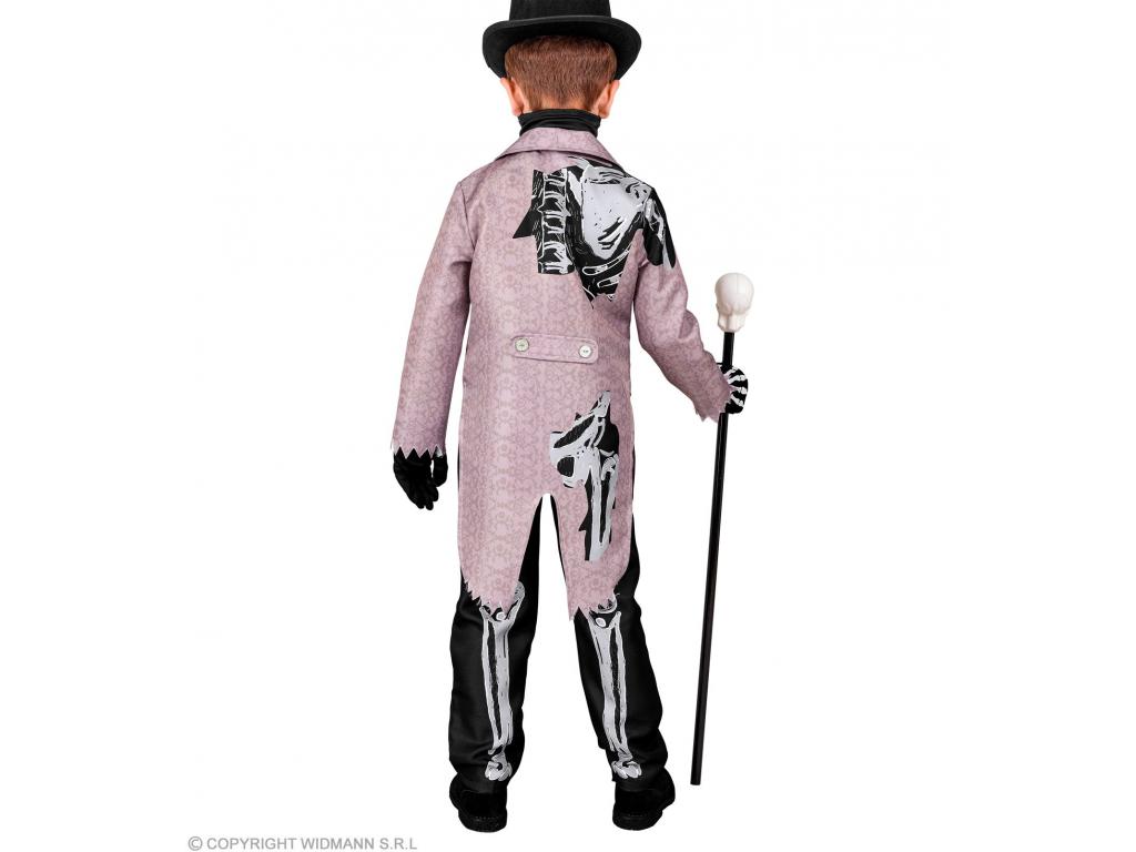 Csontváz frakk fiú jelmez