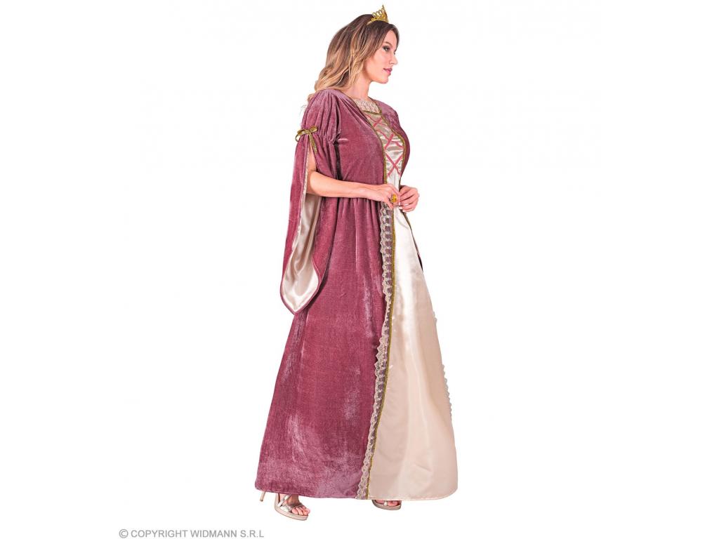 Középkori hercegnő koronával női jelmez