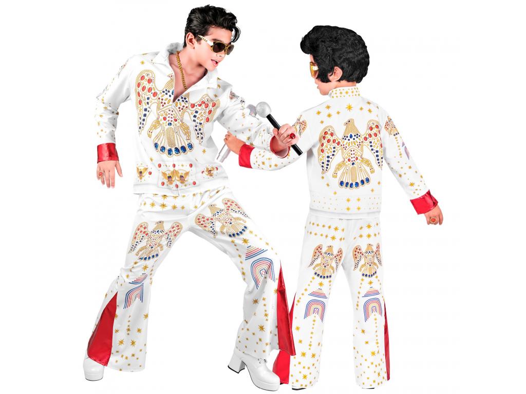 A rock\'n\'roll királya fehér fiú jelmez