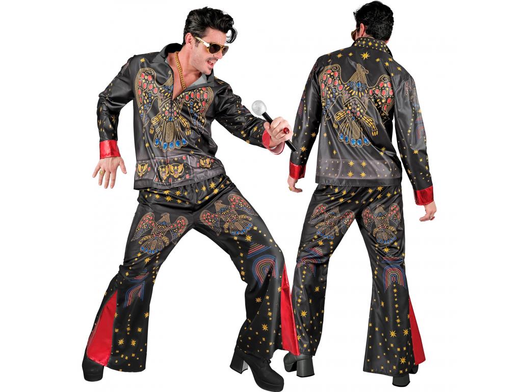 A rock\'n\'roll királya fekete férfi jelmez