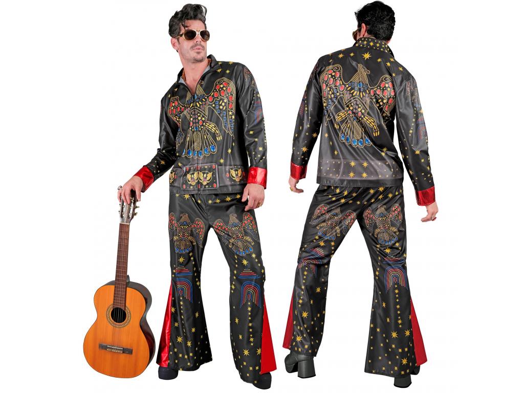 A rock\'n\'roll királya fekete férfi jelmez