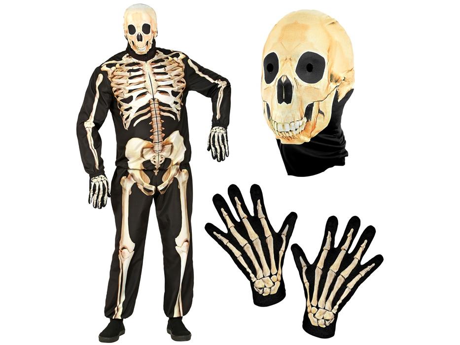 Csontváz ruha unisex felnőtt jelmez