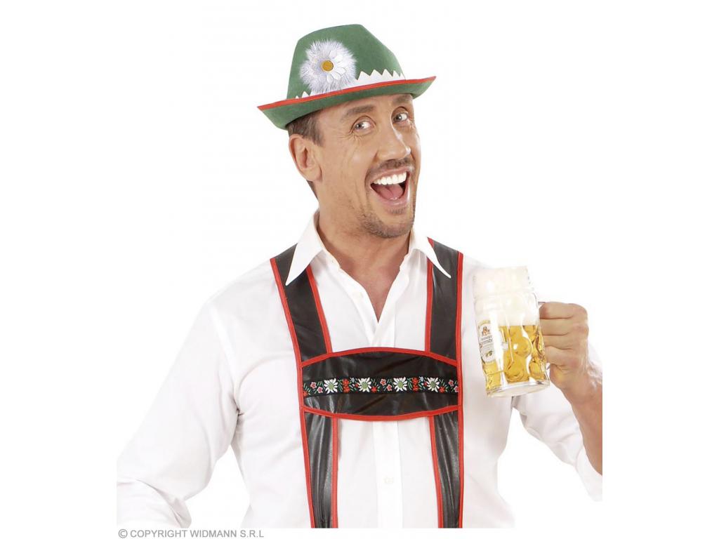 Tiroli kalap virággal