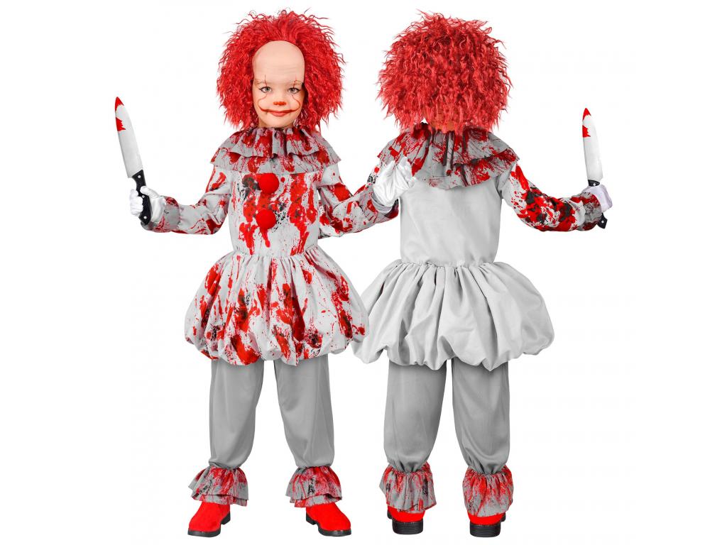 Vintage horror bohóc jelmez unisex gyermek jelmez