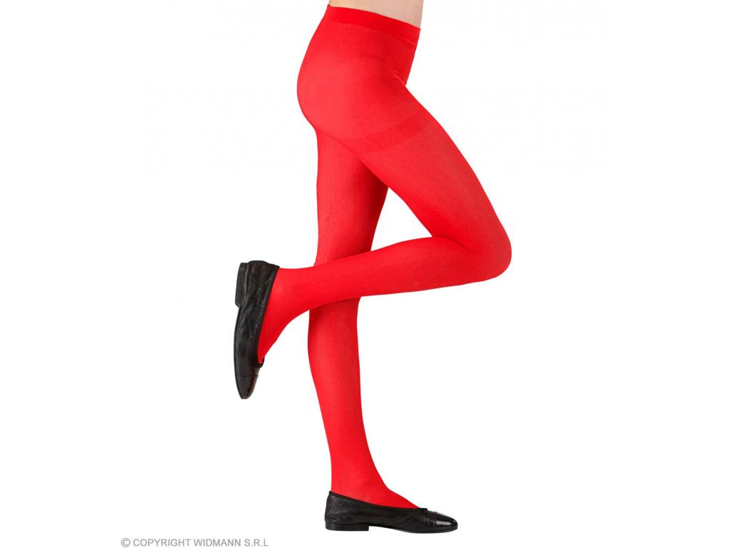 Harisnyanadrág piros színben 40 DEN-es