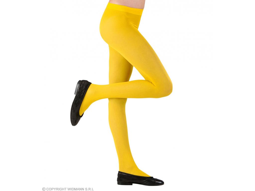 Harisnyanadrág sárga színben 40 DEN-es