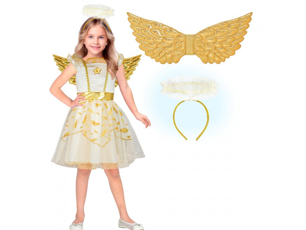 Angyalka ruha szárnyakkal lány jelmez