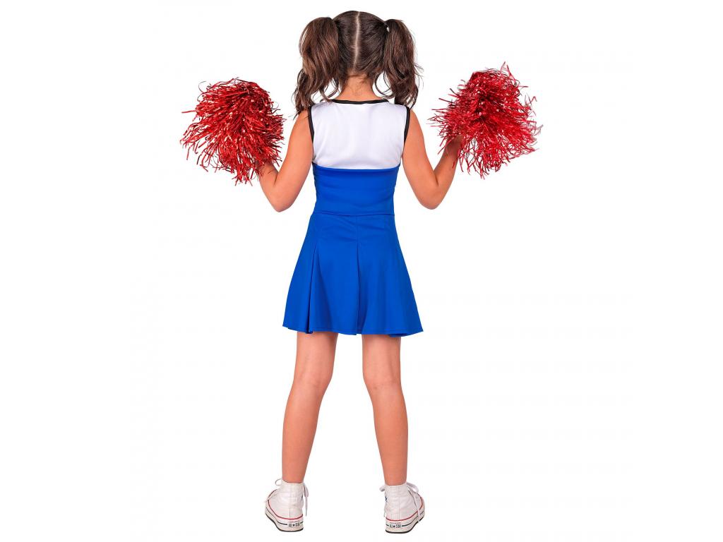 Cheerleader kék lány jelmez