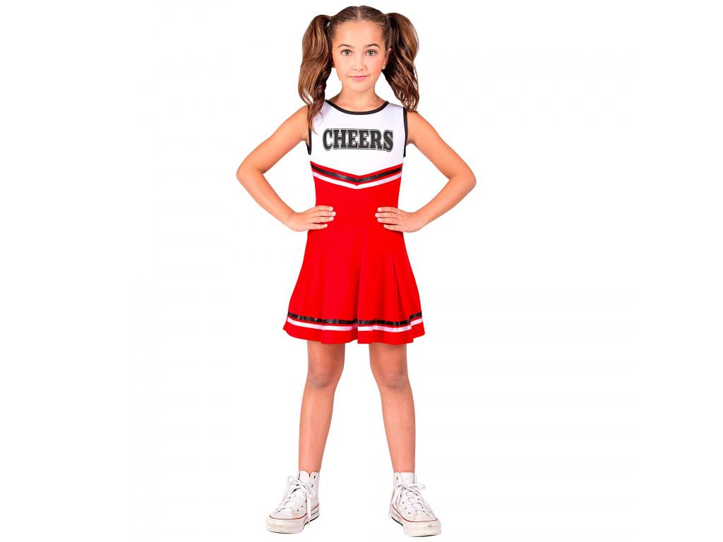 Cheerleader piros lány jelmez