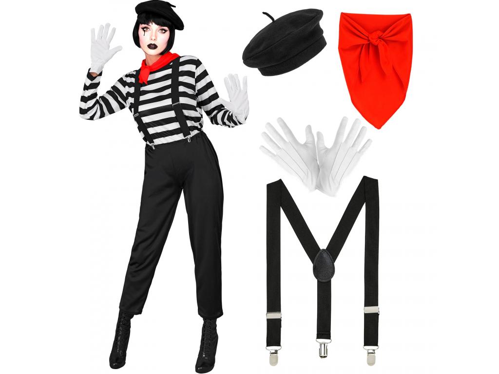 Pantomin művész női jelmez