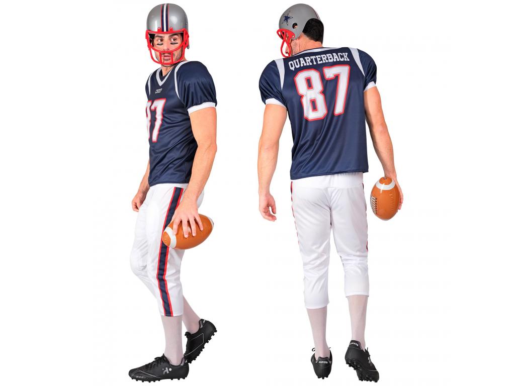 Amerikai futballjátékos férfi jelmez