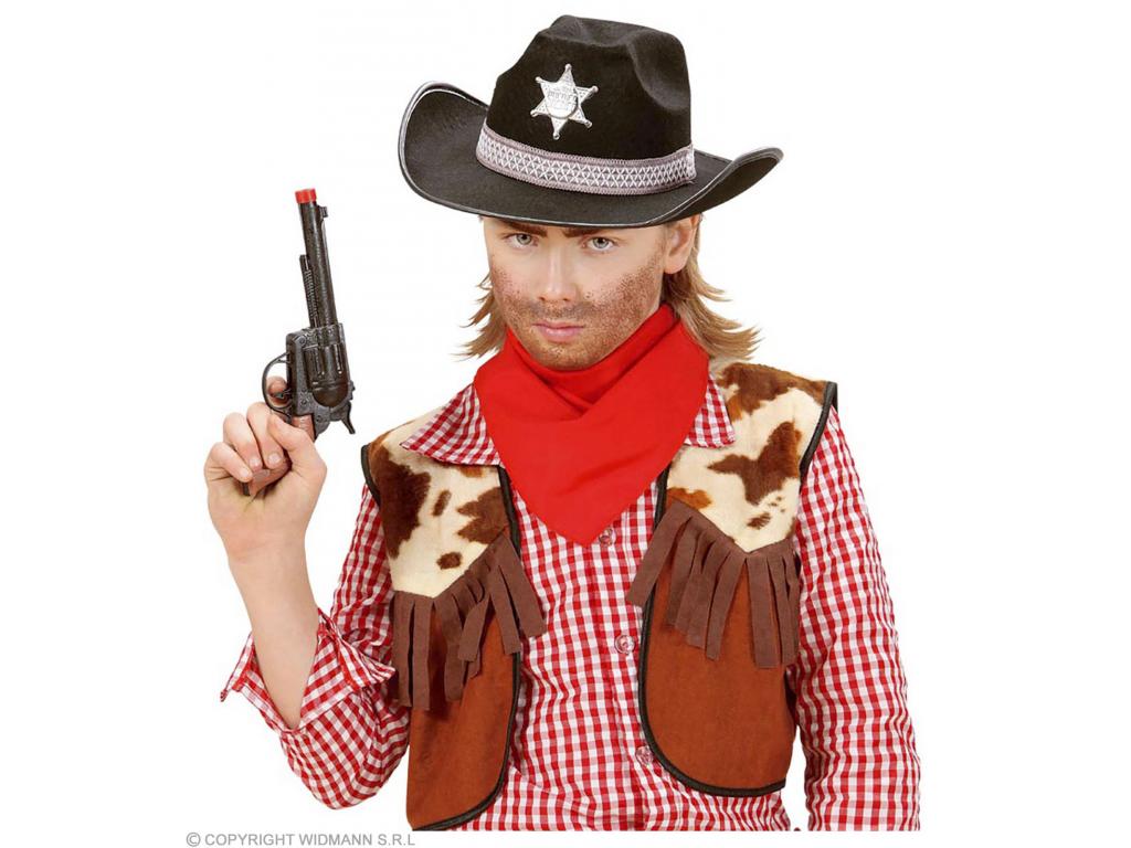 Gyerek Sheriff kalap fekete színben