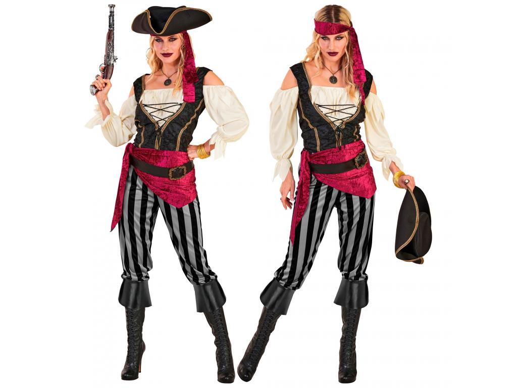 Kalóz hölgy mellényben női jelmez