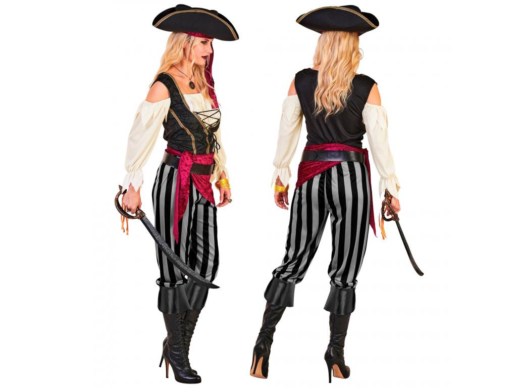 Kalóz hölgy mellényben női jelmez