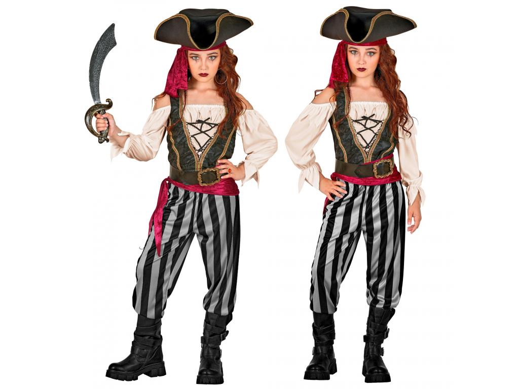 Kalóz hölgy mellényben lány jelmez