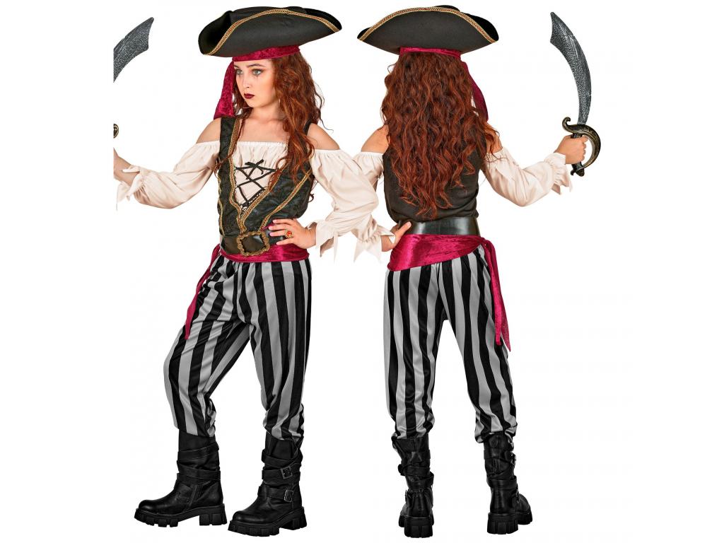 Kalóz hölgy mellényben lány jelmez