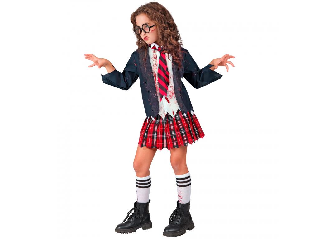 Zombie diáklány lány jelmez