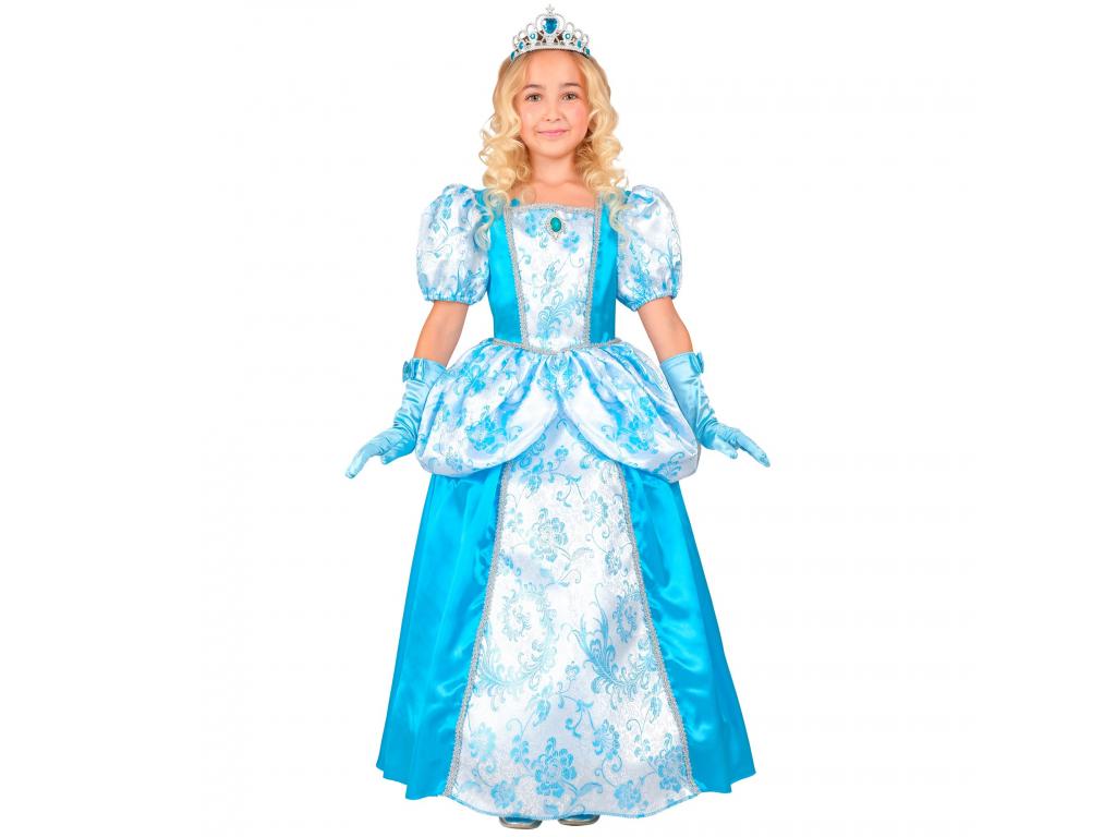 Hercegnő kék színű lány jelmez
