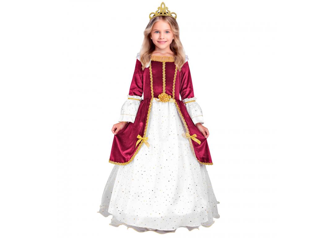 Hercegnő bordó színű lány jelmez