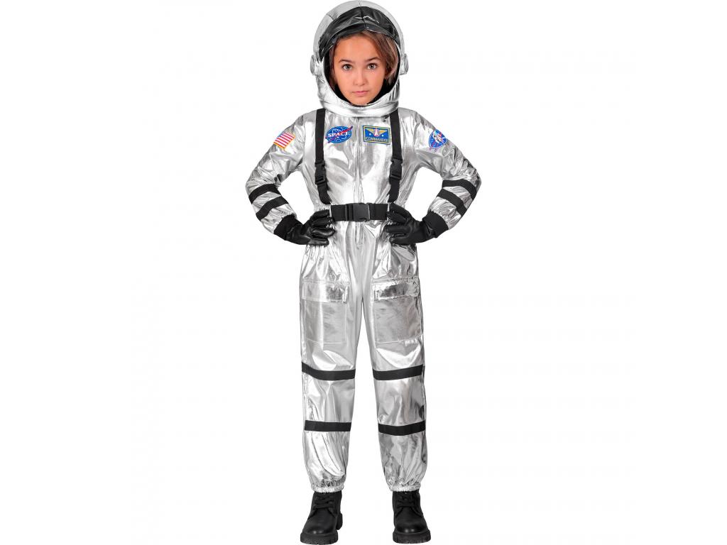 Asztronauta ezüst színű unisex gyermek jelmez