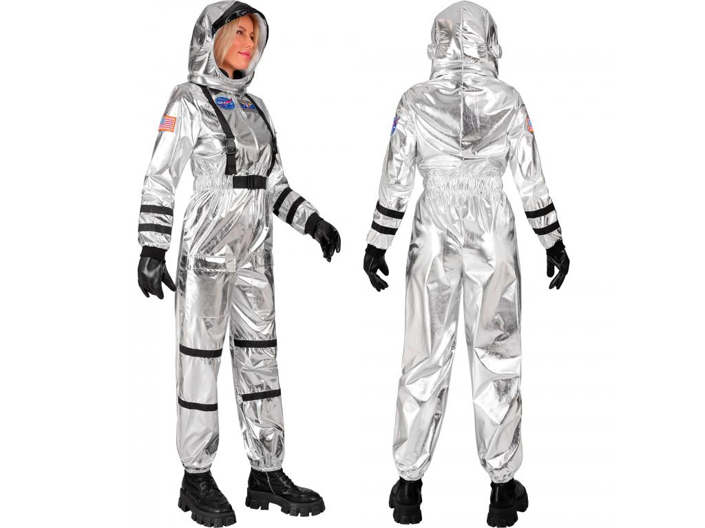 Asztronauta ezüst színű női jelmez