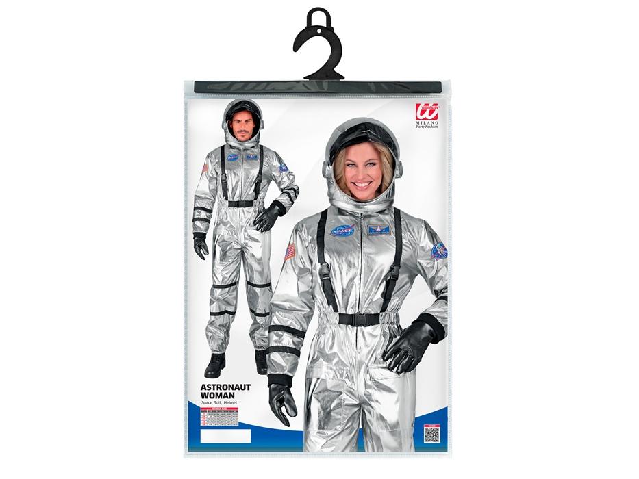 Asztronauta ezüst színű női jelmez