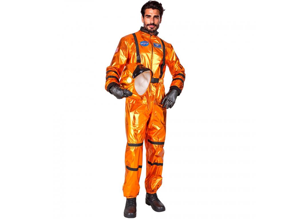 Asztronauta narancs színű férfi jelmez