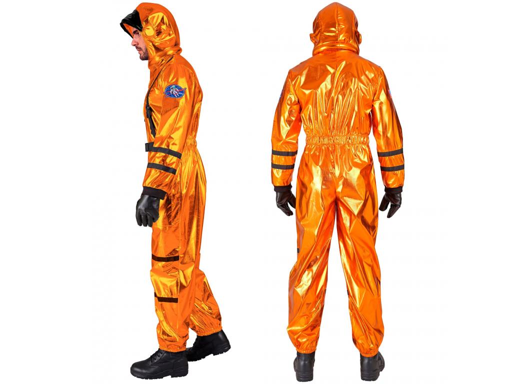 Asztronauta narancs színű férfi jelmez