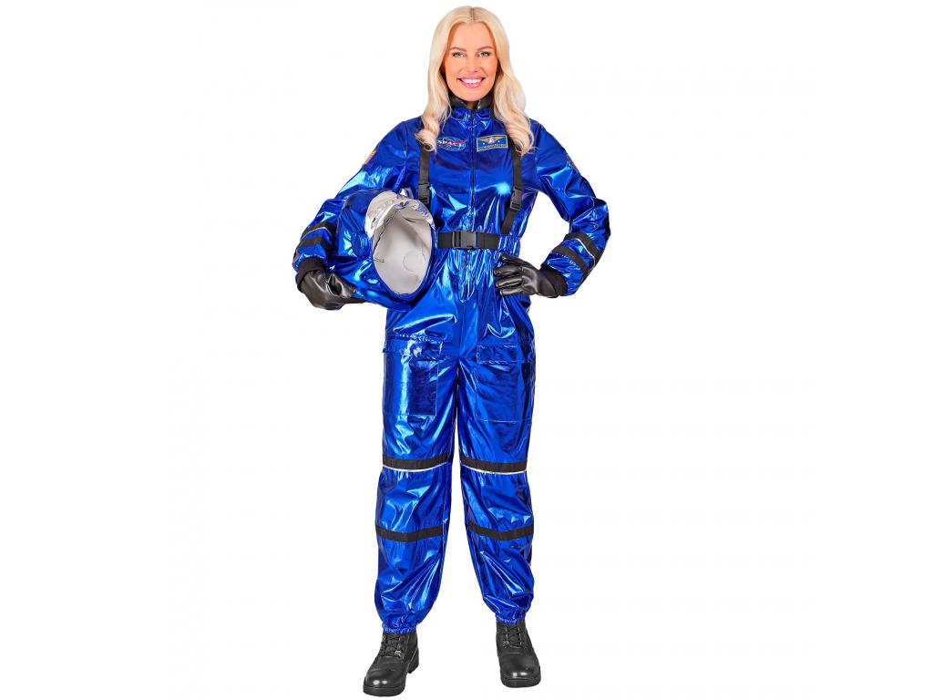 Asztronauta kék színű női jelmez