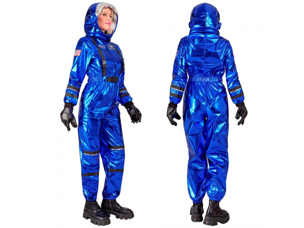 Asztronauta kék színű női jelmez