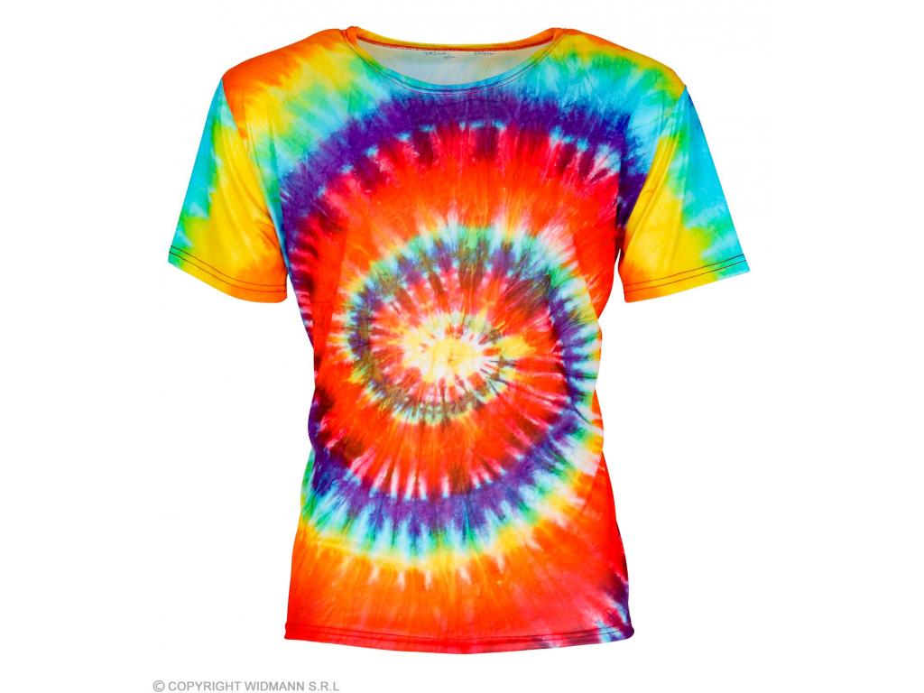 Hippi batikolt póló unisex felnőtt jelmez