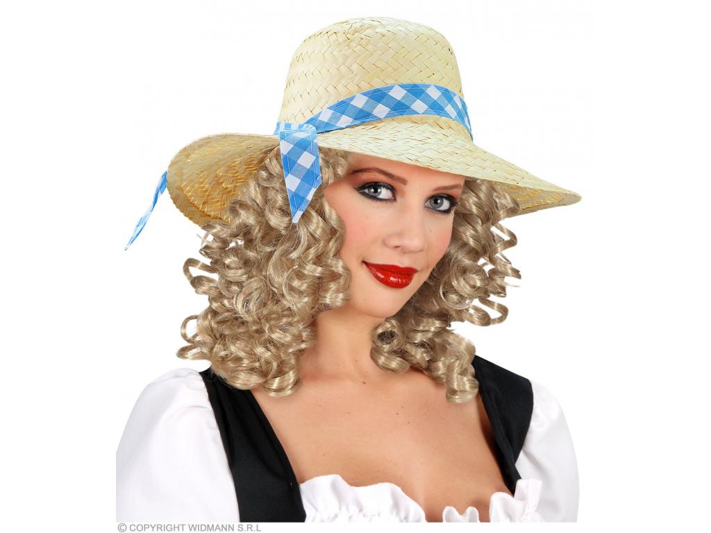 Sazlamakalap kék szalaggal