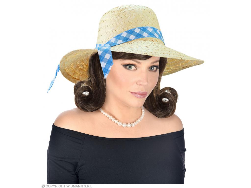 Sazlamakalap kék szalaggal