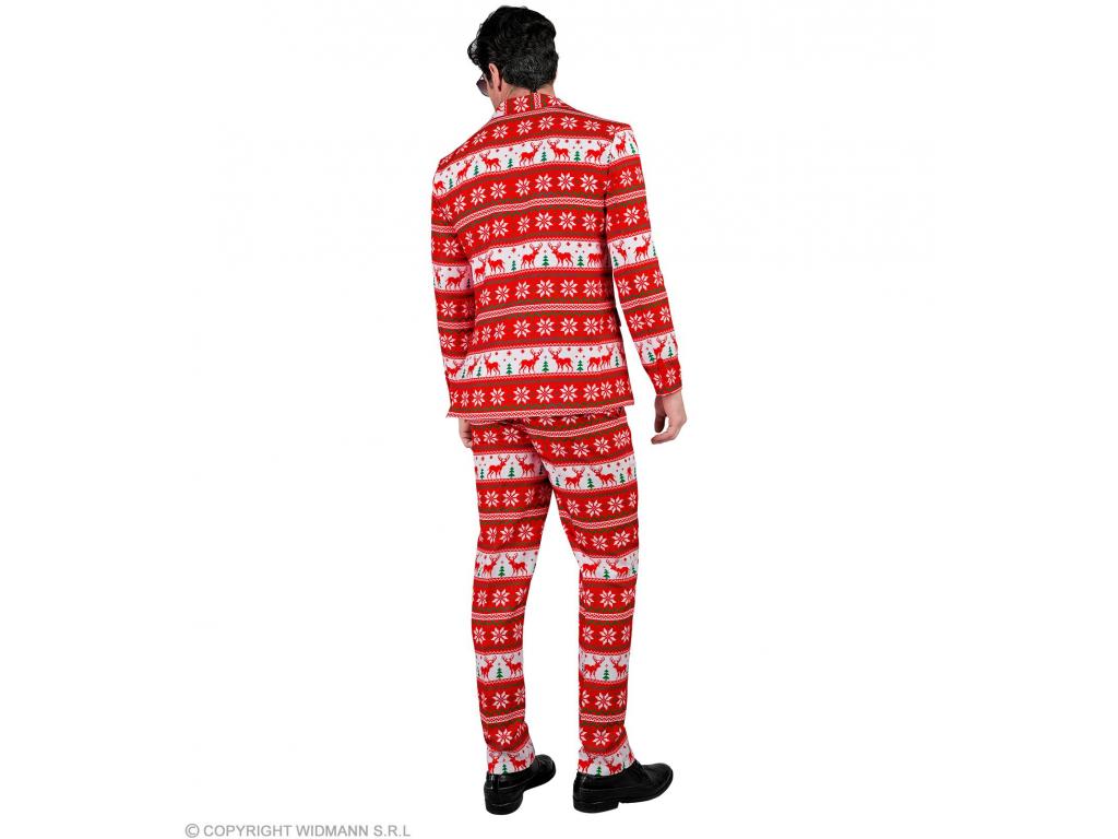 Karácsonyi diszítésű öltöny férfi jelmez