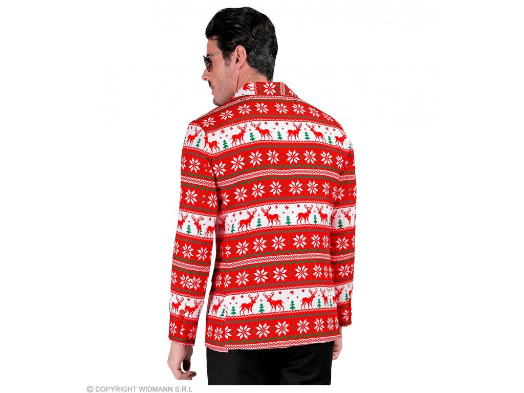 Karácsonyi mintás zakó férfi jelmez