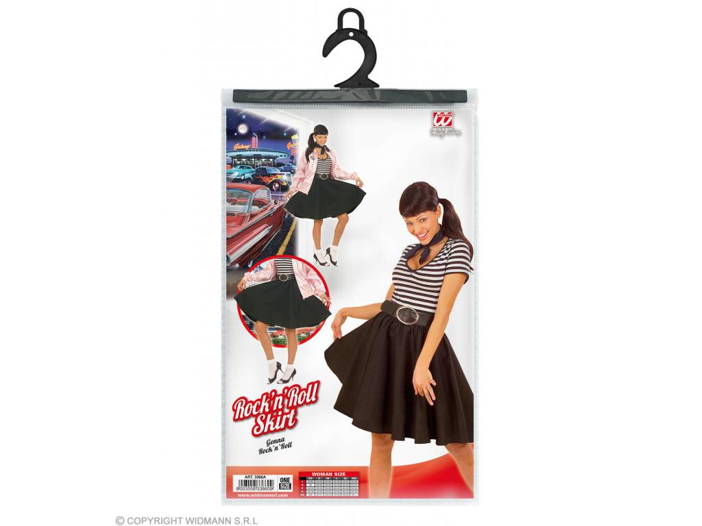 Rock \'N\' Roll szoknya női jelmez felnőtt általános méretben fe