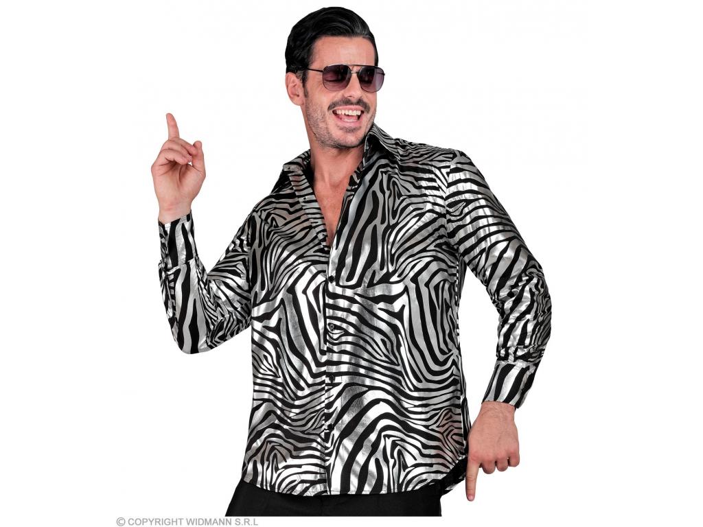 Party ing zebra mintás férfi jelmez