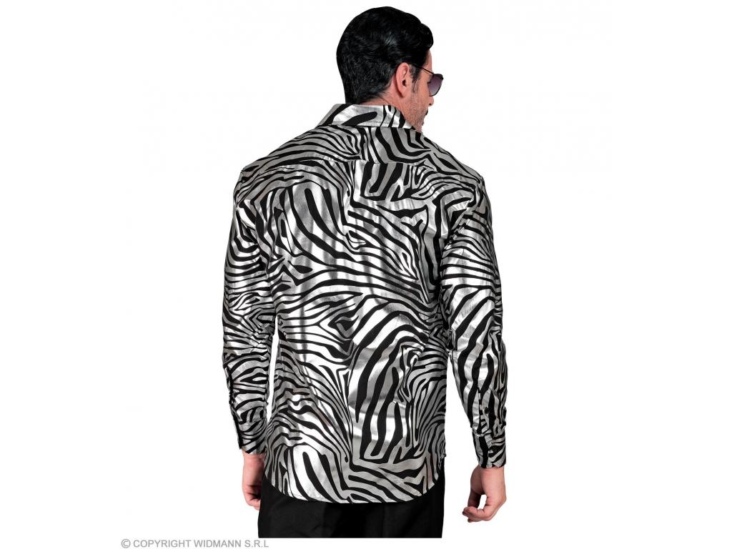 Party ing zebra mintás férfi jelmez